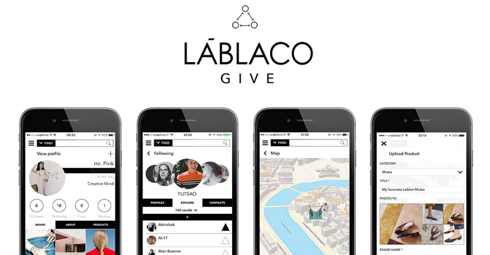 Una schermata di Lablaco Give