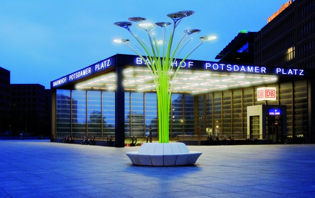 L'apparecchio di illuminazione Solar Tree