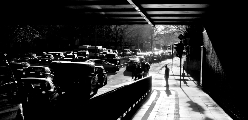 Auto inquinamento strada