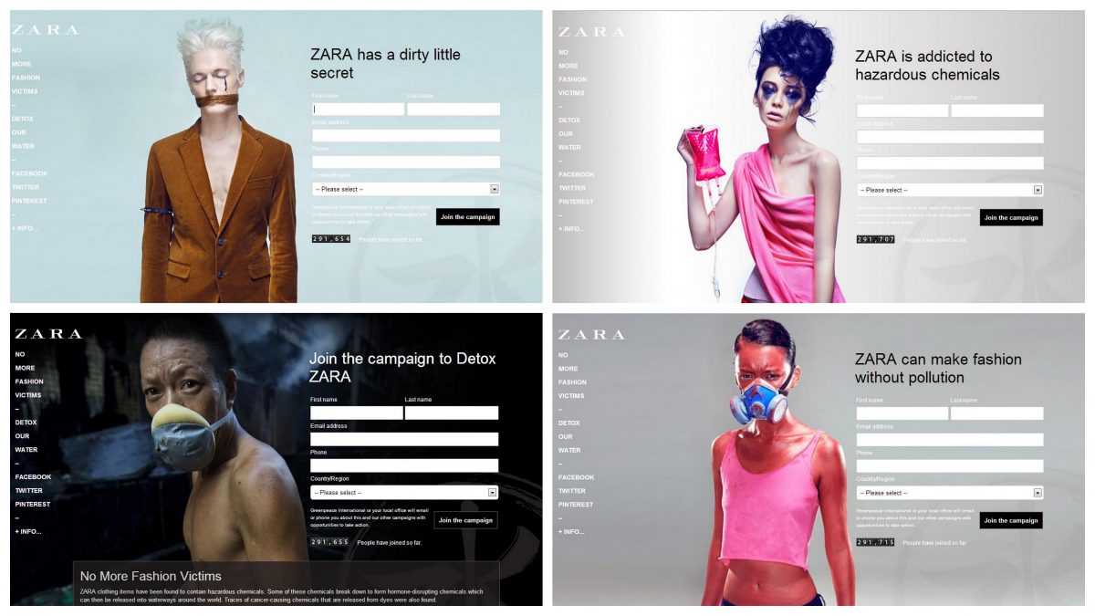 Campagna Detox Zara Greenpeace