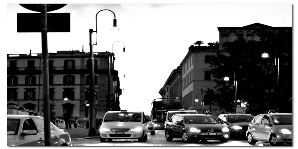 auto al semaforo