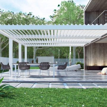 Pergola bioclimatica Pergoklima R600 di BT GROUP