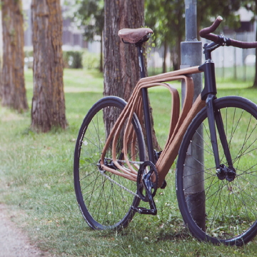 Timber Wooden Bicycle