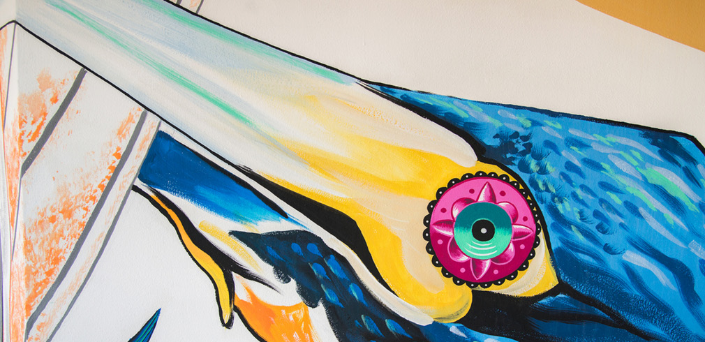 Murales Hunting Pollution - particolare