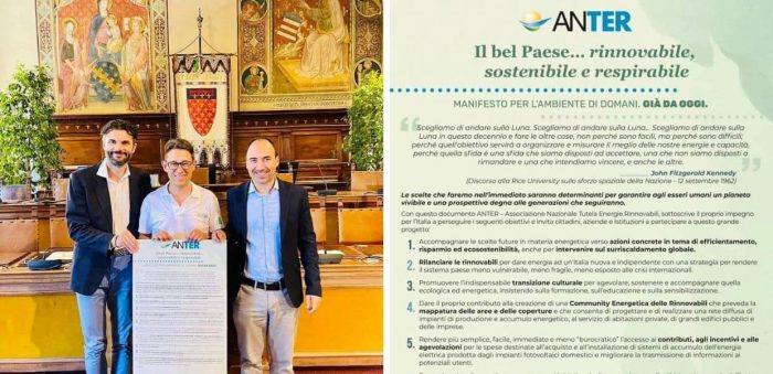 manifesto per l'ambienTe ANTER